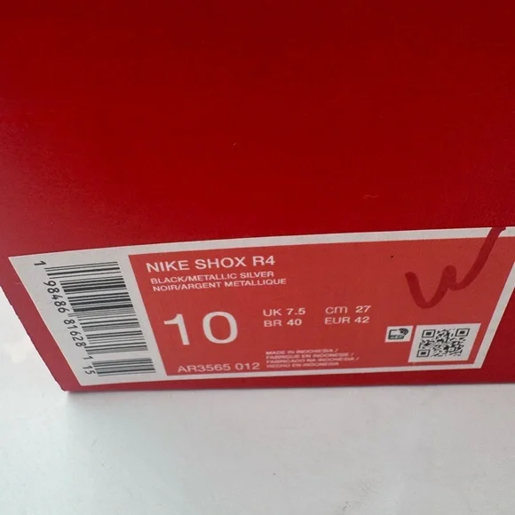 Nike Shox R4 Black Metallic Silver Pinksicle BRAND NEW Size 10 Women - Picture 8 of 8